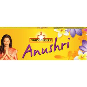 Mangaldeep Anushri Yellow Floral Incense Sticks - 60 gm