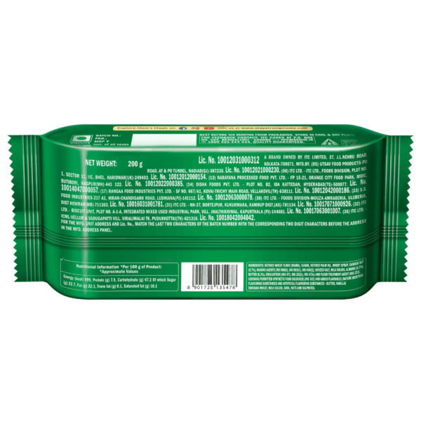 Sunfeast Mom's Magic Cashew & Almonds Cookies 200g - Image 2