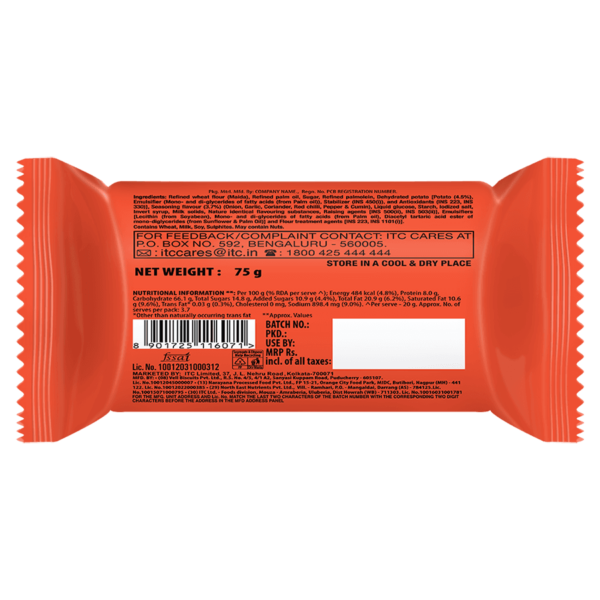Sunfeast All Rounder Thin Potato Biscuits - Chatpata Masala, 75g - Image 2