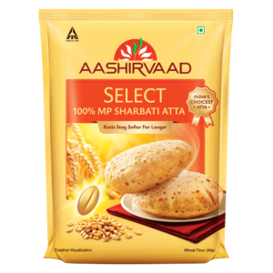 Aashirvaad Select Sharbati Atta, Premium Quality, 5kg