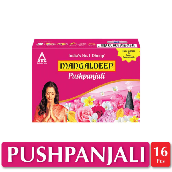 Mangaldeep Pushpanjali Dhoop - 16 Sticks (With free MB) - Image 3