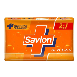 Savlon Moisturizing Glycerin soap bar with germ protection