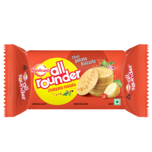 Sunfeast All Rounder Thin Potato Biscuits - Chatpata Masala, 75g